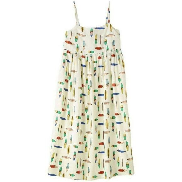 HTF Hanna Andersson Womens Muslin Surfboard Dress Large - Picture 1 of 5